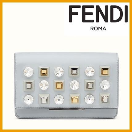 ★2017新作★FENDI フェンディスーパーコピー●スタッズ●チェーン付 8M0346SF9F07ML